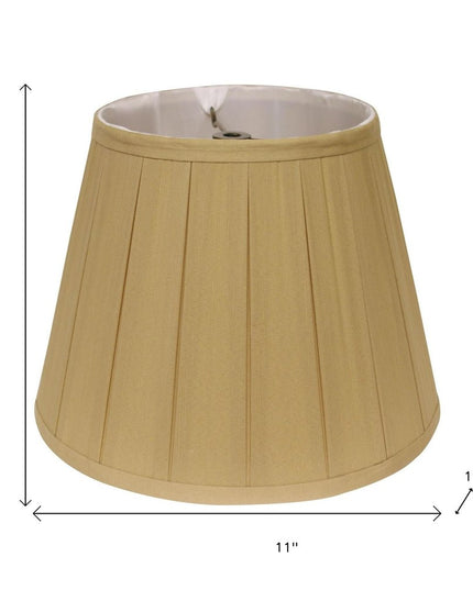 Camel Shantung Silk Empire Lamp Shade
