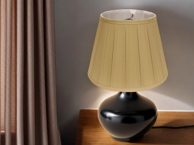 Camel Shantung Silk Empire Lamp Shade