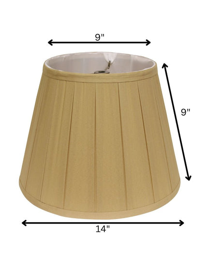 Camel Shantung Silk Empire Lamp Shade