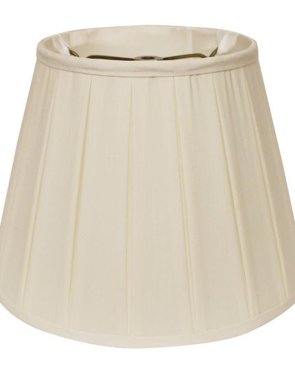 20" Ivory Slanted English Box Shantung Lampshade