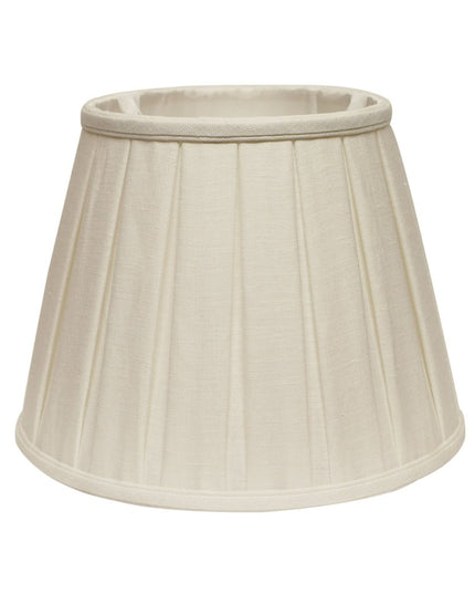 White Linen Pleated Empire Lamp Shade