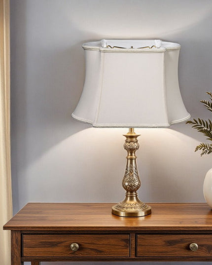 16" Cream Premium Oblong Shantung Lampshade