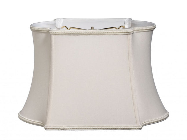 16" Cream Premium Oblong Shantung Lampshade