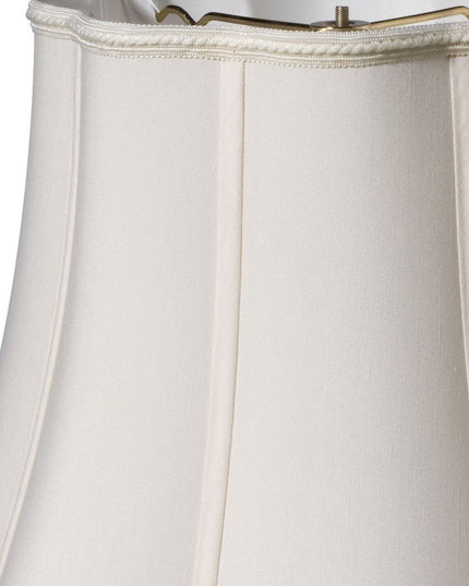 Cream Shantung Silk Novelty Lamp Shade