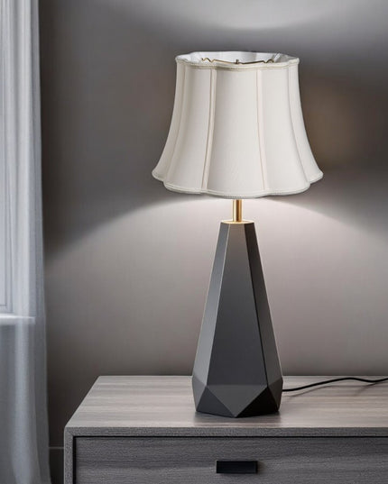 Cream Shantung Silk Novelty Lamp Shade