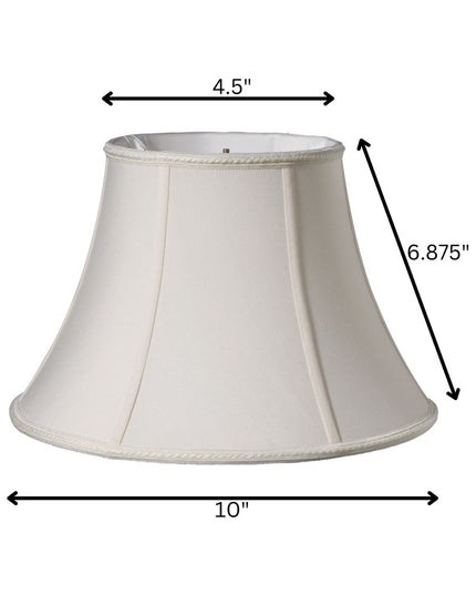 Cream Shantung Silk Bell Lamp Shade