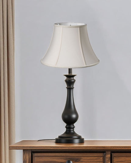 Cream Shantung Silk Oval Lamp Shade