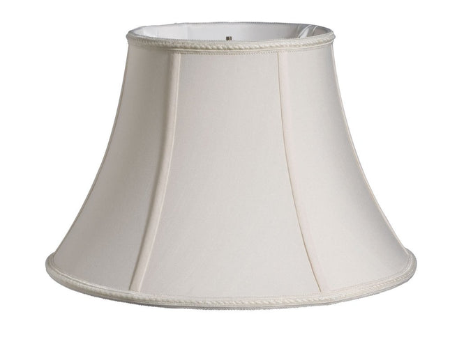 Cream Shantung Silk Oval Lamp Shade