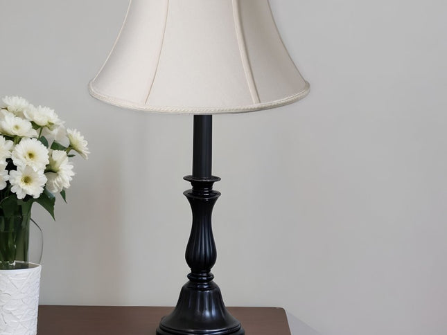 Cream Shantung Silk Bell Lamp Shade