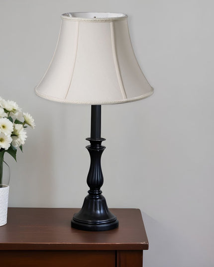 Cream Shantung Silk Bell Lamp Shade