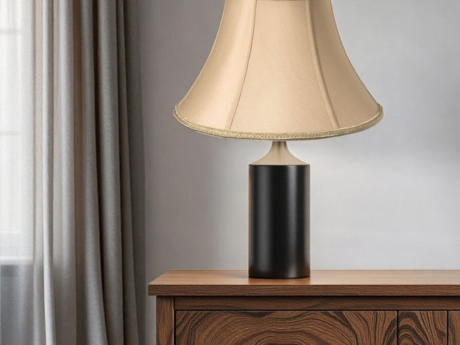 Gold Shantung Silk Oval Lamp Shade