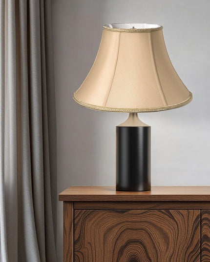 Gold Shantung Silk Oval Lamp Shade