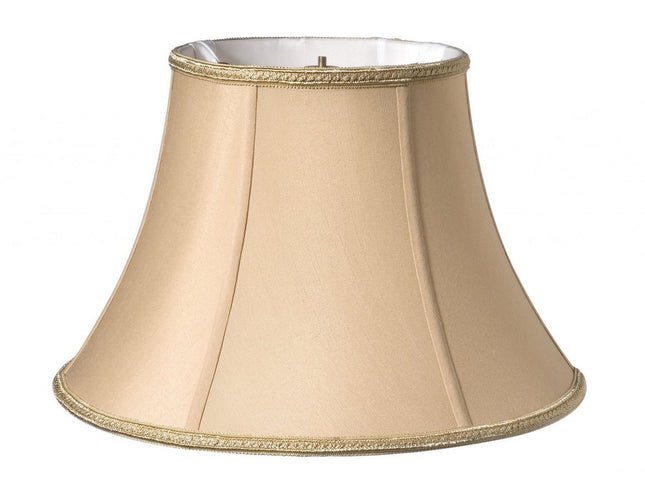 Gold Shantung Silk Oval Lamp Shade