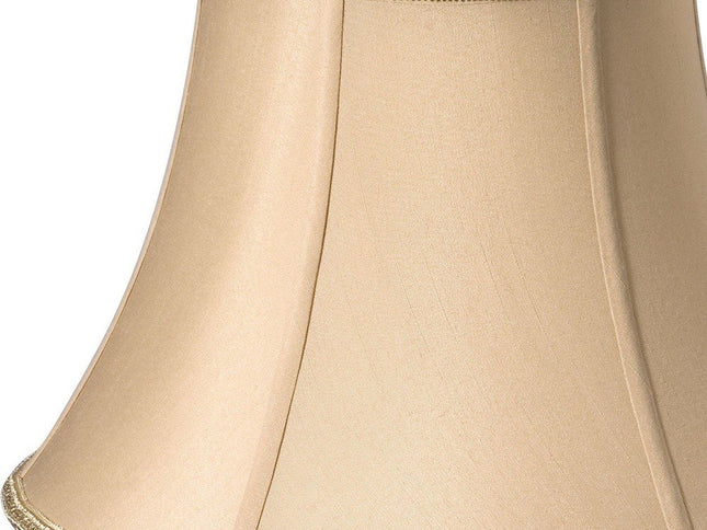 Gold Shantung Silk Oval Lamp Shade