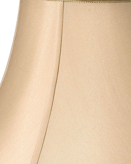 Gold Shantung Silk Oval Lamp Shade