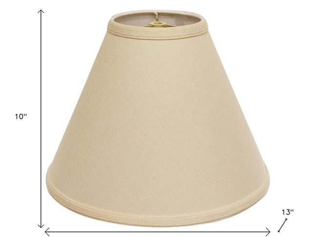 Beige Linen Cone Lamp Shade