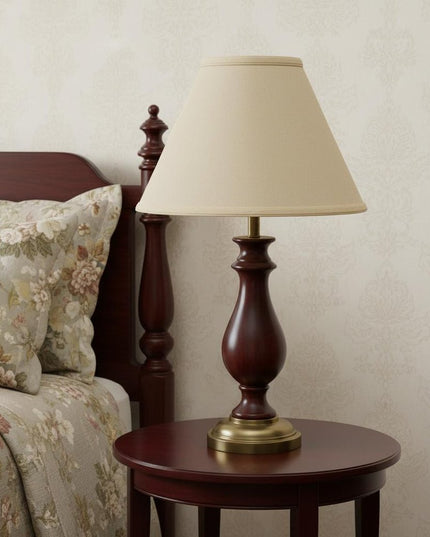 Beige Linen Cone Lamp Shade