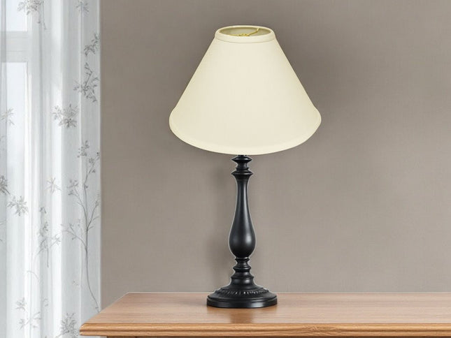 Ivory No Slub Innsbruck Print Cone Lamp Shade