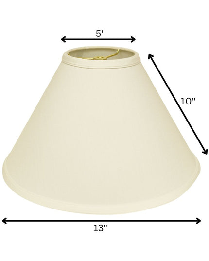Ivory No Slub Innsbruck Print Cone Lamp Shade