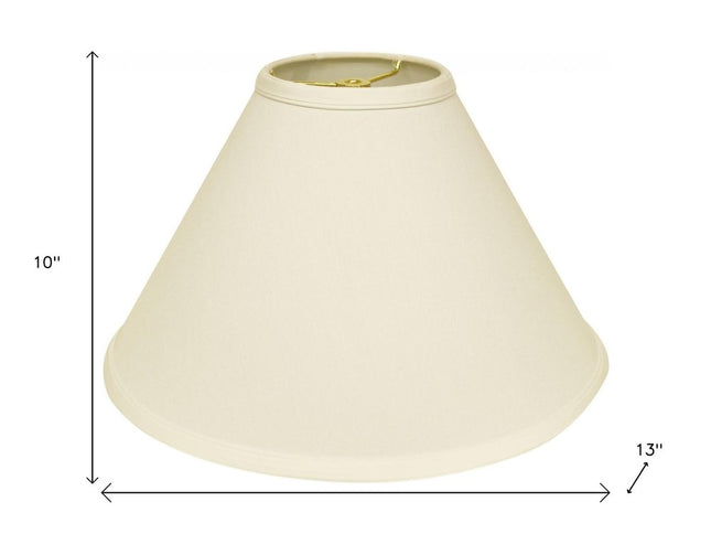 Ivory No Slub Innsbruck Print Cone Lamp Shade