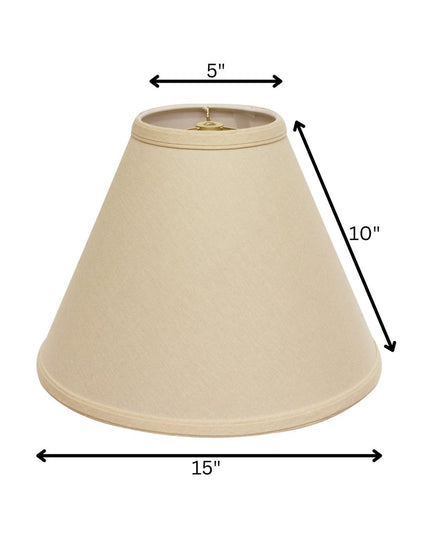 Beige Linen Cone Lamp Shade