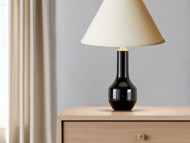 Beige Linen Cone Lamp Shade