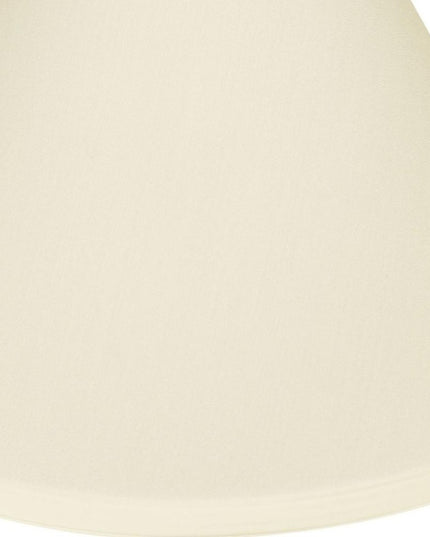 Ivory No Slub Innsbruck Cone Lamp Shade