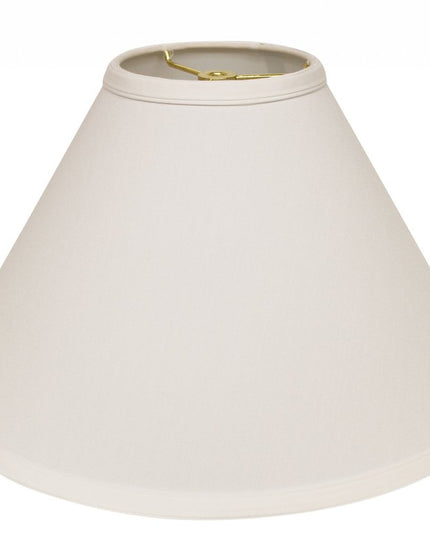 White No Slub Innsbruck Cone Lamp Shade