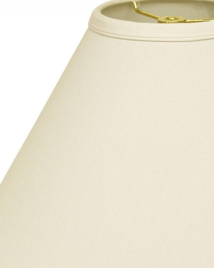 Ivory No Slub Innsbruck Cone Lamp Shade