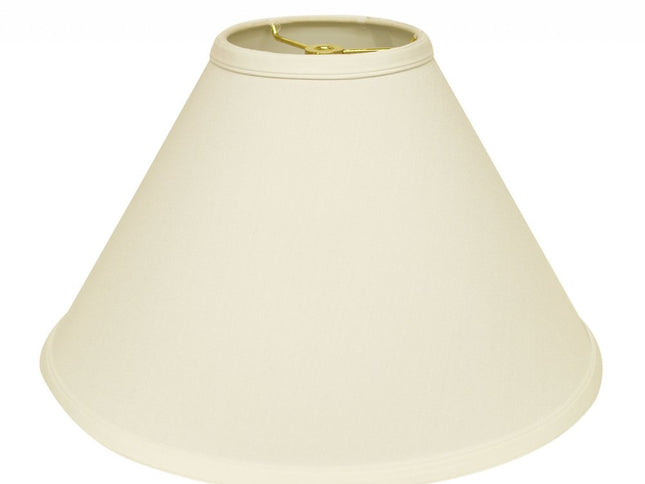 Ivory No Slub Innsbruck Cone Lamp Shade