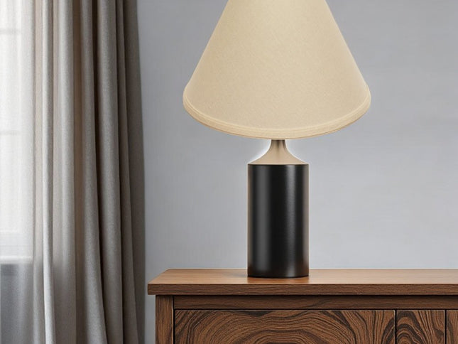 Beige Linen Cone Lamp Shade