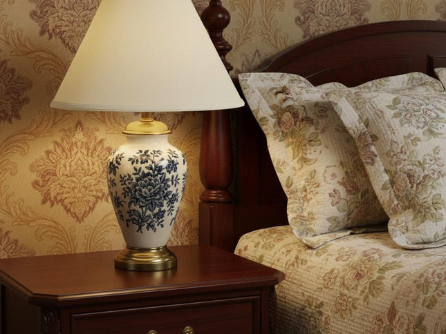 19" Ivory Deep Cone Slanted No Slub Lampshade