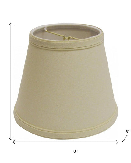Beige Linen Empire Lamp Shade