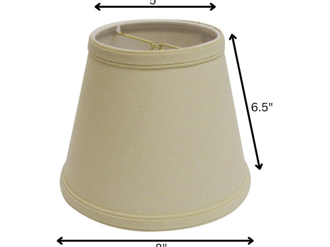 Beige Linen Empire Lamp Shade