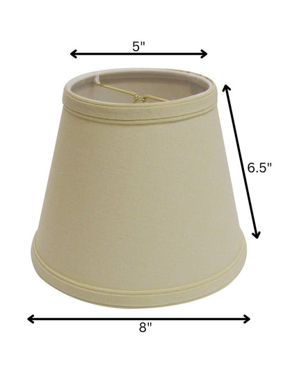 Beige Linen Empire Lamp Shade