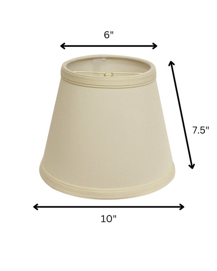 Ivory No Slub Innsbruck Empire Lamp Shade