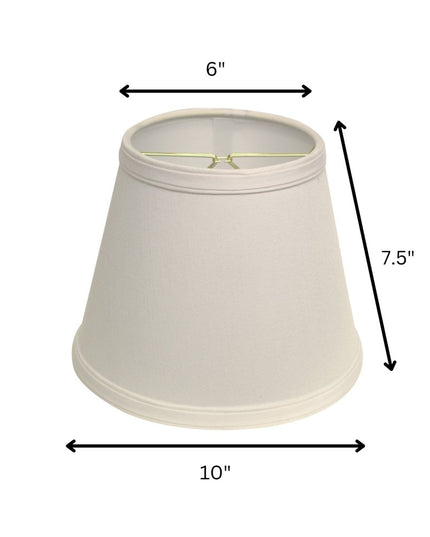 White No Slub Innsbruck Empire Lamp Shade
