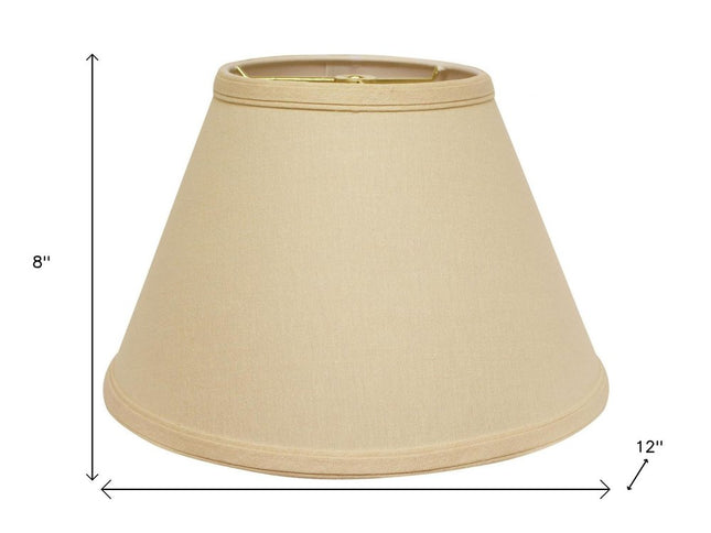 Beige Linen Empire Lamp Shade
