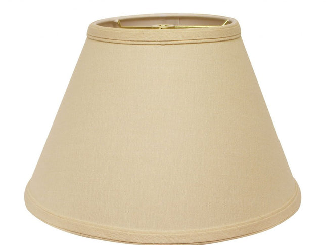 Beige Linen Empire Lamp Shade