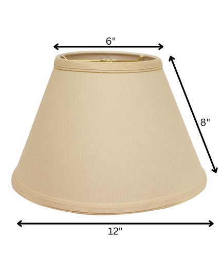 Beige Linen Empire Lamp Shade