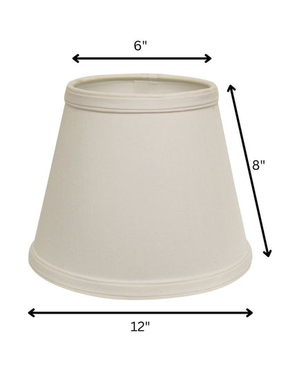 White No Slub Innsbruck Empire Lamp Shade