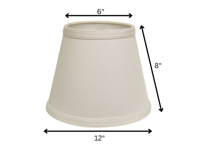 White No Slub Innsbruck Empire Lamp Shade