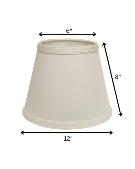 White No Slub Innsbruck Empire Lamp Shade