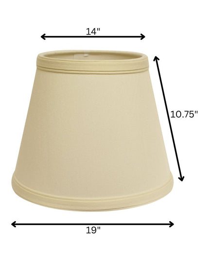 Ivory No Slub Innsbruck Empire Lamp Shade