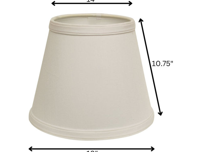 White No Slub Innsbruck Empire Lamp Shade