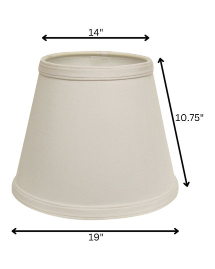 White No Slub Innsbruck Empire Lamp Shade