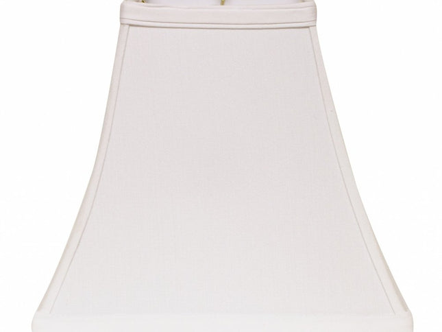 White No Slub Innsbruck Square Lamp Shade