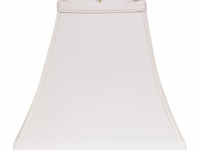 White No Slub Innsbruck Square Lamp Shade
