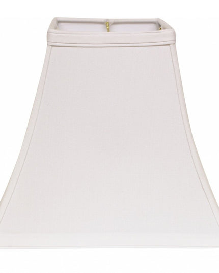 White No Slub Innsbruck Square Lamp Shade