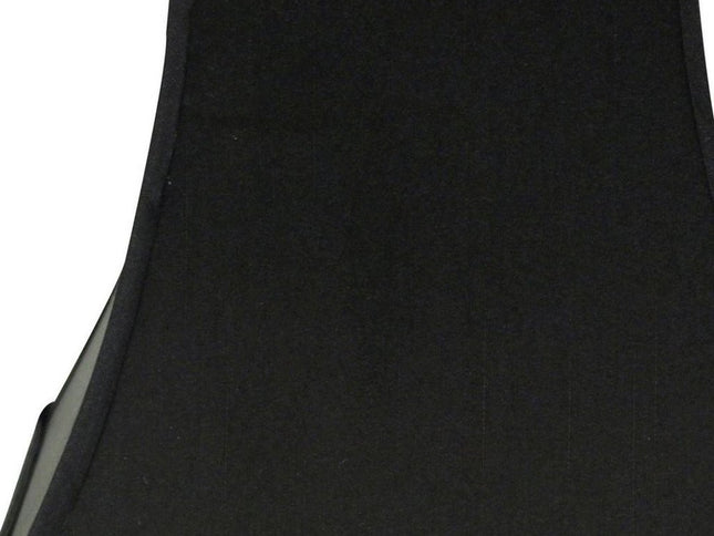 Black Shantung Silk Square Lamp Shade